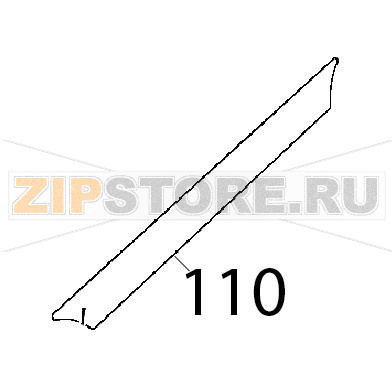 Накладка панели управления LM 800 TOU Unox XFT 185 Накладка панели управления LM 800 TOU для печи конвекционной Unox XFT 185Запчасть на деталировке под номером: 110