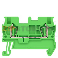 КЛЕММА ПРОХОДНАЯ ПРУЖИННОЕ ПОДСОЕДИНЕНИЕ: 1,5ММ2,4,2MM, ЗЕЛЕНЫЙ Siemens 8WH2000-0AE03