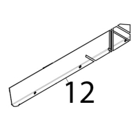 Angolare inferiore fissaggio carter aria Tecnoeka KF 1010 EV UD