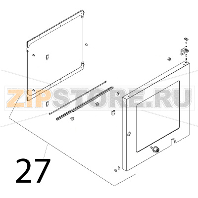 Gr. porta completa Angelo Po FX82E2T Gr. porta completa Angelo Po FX82E2TЗапчасть на деталировке под номером: 27