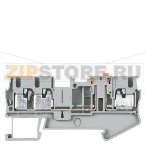 IPO terminals, Instrument isolating terminal 2,5mm&amp;#178;; 3 Connection points Siemens 8WH6003-6AF00 