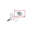 Pin with black insert assy. P0049 Saeco Talea Giro