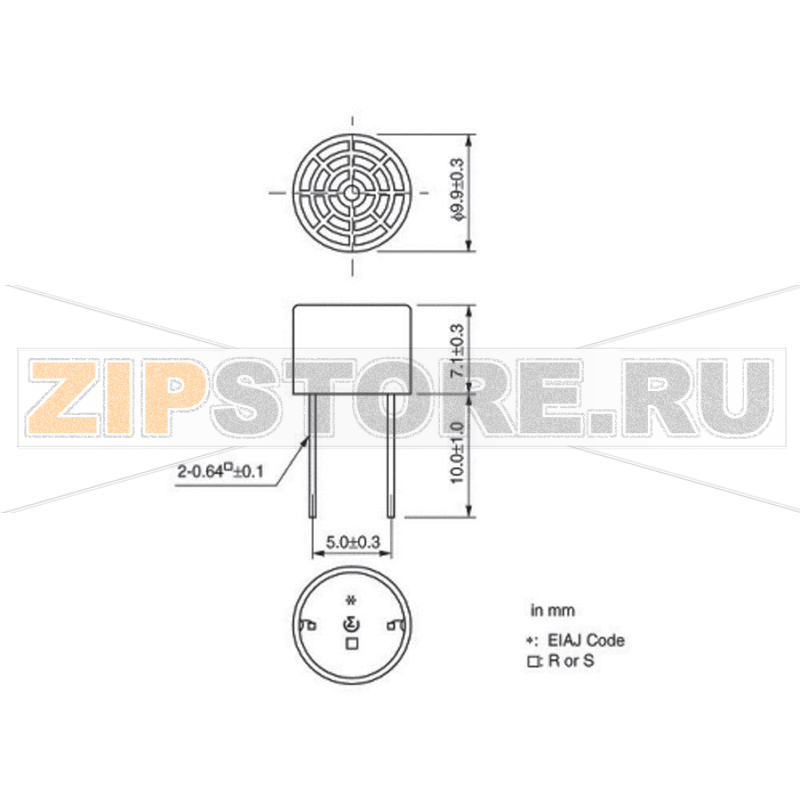 Капсула ультразвуковая с передатчиком Murata MA40S4S 