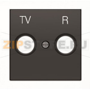 Накладка для TV-R розетки, чёрный бархат ABB 2CLA855000A1501 