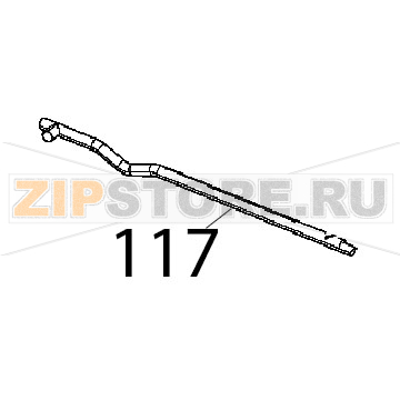 Tubo scarico acqua carrellati Ø: 30 Unox XBC 1005E Tubo scarico acqua carrellati Ø: 30 Unox XBC 1005EЗапчасть на деталировке под номером: 117