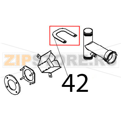 Profilo piatto scarico est. Angelo Po FX101G2 Profilo piatto scarico est. Angelo Po FX101G2Запчасть на деталировке под номером: 42