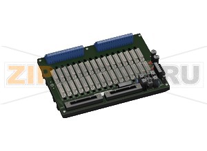 Терминальная панель Termination Board HiCTB16-YC3-RRB-KS-CC-AO16 Pepperl+Fuchs SupplyRated voltage24 V DC , in consideration of rated voltage of used isolated barriersVoltage drop0.9 V , voltage drop across the series diode on the termination board must be consideredRipple&le  10  %Fusing4 A , in each case for 16 modulesPower dissipation&le  500 mW , without modulesReverse polarity protectionyesElectrical specificationsvolt-free fault indication outputmax. 30 V AC/40 V DC, 2 ARedundancySupplyRedundancy available. The supply for the modules is decoupled, monitored and fused.Indicators/settingsDisplay elementsLEDs PWR ON (Termination Board power supply)- LED power supply I, green LED- LED power supply II, green LED LED FAULT (fault indication), red LED- LED lits: module failure- LED flashes: power supply failureDirective conformityElectromagnetic compatibilityDirective 2014/30/EUEN 61326-1:2013 (industrial locations)ConformityElectromagnetic compatibilityNE 21:2011For further information see system description.Degree of protectionIEC 60529:2001Ambient conditionsAmbient temperature-20 ... 60 °C (-4 ... 140 °F)Storage temperature-40 ... 70 °C (-40 ... 158 °F)Mechanical specificationsDegree of protectionIP20Connectionhazardous area connection (field side): spring terminals, blue safe area connection (control side): Yokogawa system connector, 40-pinCore cross-sectionspring terminals: rigid: 0.2 ... 2.5 mm2 flexible: 0.25 ... 1.5 mm2Materialhousing: polycarbonate, 30 % glass fiber reinforcedMassapprox. 650 gDimensions240 x 175 x 153 mm (9.45 x 6.9 x 6.02 inch)Mountingon 35 mm DIN mounting rail acc. to EN 60715:2001Data for application in connection with hazardous areasEC-Type Examination CertificateCESI 06 ATEX 022Group, category, type of protection II (1)G [Ex ia Ga] IIC  II (1)D [Ex ia Da] IIIC  I (M1) [Ex ia Ma] ISafe areaMaximum safe voltage250 V (Attention! Um is no rated voltage.)Galvanic isolationField circuit/control circuitsafe electrical isolation acc. to IEC/EN 60079-11, voltage peak value 375 VDirective conformityDirective 2014/34/EUEN 60079-0:2012+A11:2013 , EN 60079-11:2012 , EN 60079-26:2007 , EN 50303:2000International approvalsIECEx approvalIECEx CES 06.0003Approved for[Ex ia Ga] IIC [Ex ia Da] IIIC [Ex ia Ma] I
