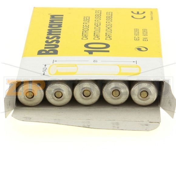Предохранитель, 20 A, AC 690 В, 80 кА, 14x51 мм, gL/gG, IEC Eaton CYLINDRICAL FUSE 14x51 20A GG 