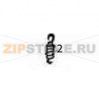 Spring (back) Sato M84Pro Spring (back) Sato M84ProЗапчасть на деталировке под номером: 2Название запчасти на английском языке: Spring (back) Sato M84Pro.