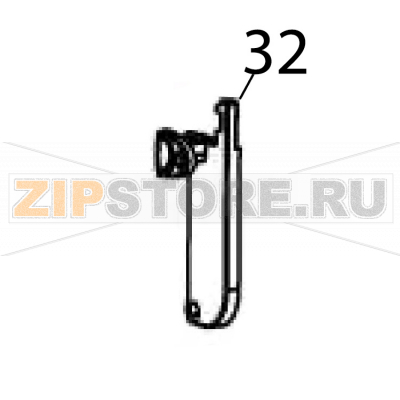 Hook-L Godex RT230i Hook-L Godex RT230iЗапчасть на деталировке под номером: 32Название запчасти Godex на английском языке: Hook-L RT230i.