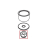 Self lock nut M4 DIN 982 high galv. Saeco Talea Giro