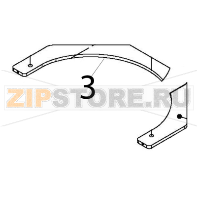 Plate Escher PM 60-V Plate Escher PM 60-VЗапчасть на деталировке под номером: 3