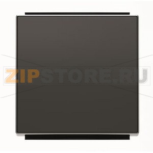 Клавиша для одноклавишных выключателей/переключателей/кнопок, чёрный бархат ABB 2CLA850100A1501 