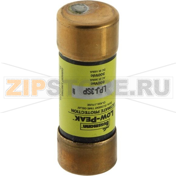 Предохранитель, 3 A, AC 600 В, 300 кА, 21x57 мм, J, UL, с задержкой Eaton LOW-PEAK CLASS J T/D 