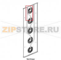 Трубка влажности левая Unox XBC 1005