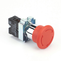 Кнопка стоп, 1НЗ, IP40, без подсветки, красная Chint NP2-BS542