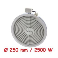 PIASTRA 2500W Ø 250 mm