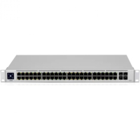 Коммутатор 100-240 В/АС, 50/60 Гц, 48 портов, PoE+ Ubiquiti USW-48