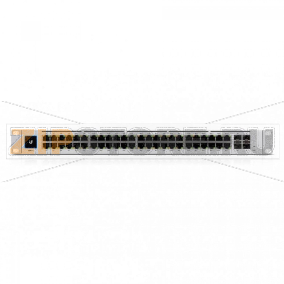 Коммутатор 100-240 В/АС, 50/60 Гц, 48 портов, PoE+ Ubiquiti USW-48 