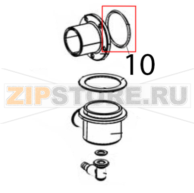 Or raccordo aspiraz. Silanos NE1300 Or raccordo aspiraz. Silanos NE1300Запчасть на деталировке под номером: 10