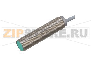 Индуктивный датчик Inductive sensor NXB4-12GM50-E2 Pepperl+Fuchs General specificationsSwitching functionNormally open (NO)Output typePNPRated operating distance4 mmInstallationflushOutput polarityDCAssured operating distance0 ... 3.24 mmReduction factor rAl 0.39Reduction factor rCu 0.35Reduction factor r304 0.75Reduction factor rBrass 0.49Output type3-wireNominal ratingsOperating voltage10 ... 30 VSwitching frequency0 ... 450 HzHysteresistyp. 5%Reverse polarity protectionreverse polarity protectedShort-circuit protectionpulsingVoltage drop&le 3 VOperating current0 ... 100 mAOff-state current0 ... 0.5 mA typ. 0.1 &microA at 25 °CNo-load supply current&le 15 mASwitching state indicatorLED, yellowAmbient conditionsAmbient temperature-25 ... 70 °C (-13 ... 158 °F)Mechanical specificationsConnection typecable PVC , 2 mCable version3 x 0.14 mm2Core cross-section0.14 mm2Housing materialbrass, nickel-platedSensing facePBTHousing diameter12 mmDegree of protectionIP67General informationScope of delivery2 hex nuts included