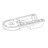 Lower Gearcase White KitchenAid K5