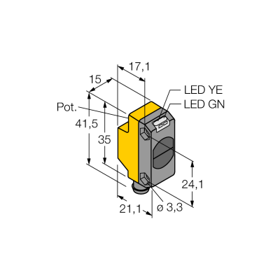 Датчик фотоэлектрический Turck QS18VP6RBQ7 