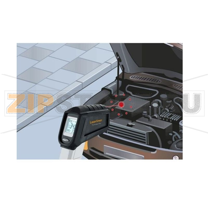 Термометр инфракрасный, от -38 до 600°C Laserliner ThermoSpot Plus 