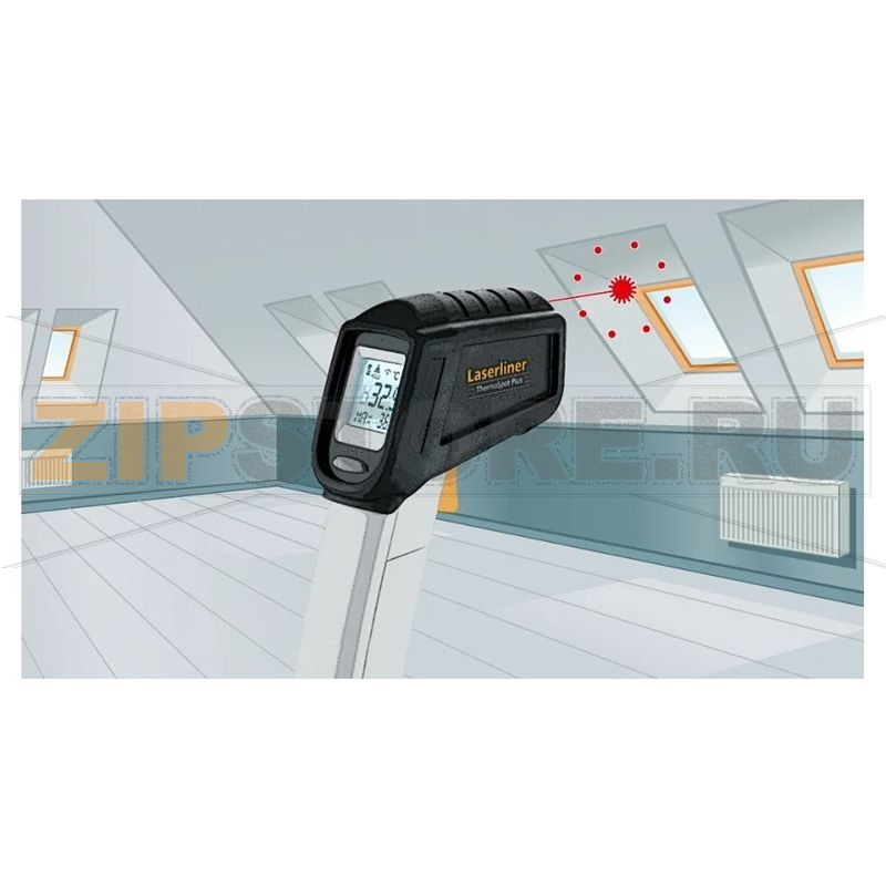 Термометр инфракрасный, от -38 до 600°C Laserliner ThermoSpot Plus 