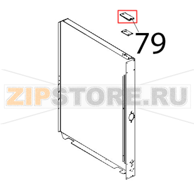 Piastrina coprifori Unox XVC 515G Piastrina coprifori Unox XVC 515GЗапчасть на деталировке под номером: 79