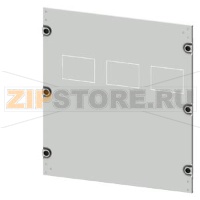 SIVACON S4 Masking frame SENTRON 3VA 3VA20 (up to 100 A) 3VA21 (up to 160 A) 3VA22 (up to 250 A) 3-pole, 4-pole Upright mounting position Fixed mounting Number of switches 3 Height 550 mm Width 600 mm Siemens 8PQ2055-6BA21