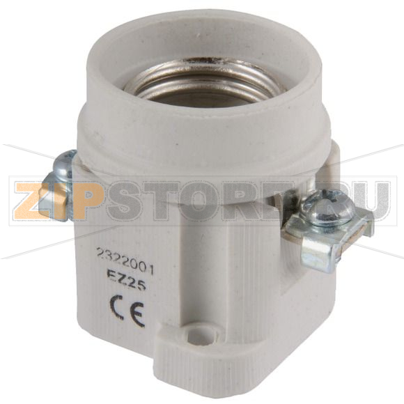 Держатель предохранителей, 25 A, AC 500 В, D2, 1P, IEC Eaton 1 P BASE DII/E27 FUSES OVERHEAD LINE 2 