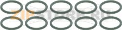 КОМПЛЕКТ УПЛОТНИТЕЛЬНЫХ КОЛЬЦ ДЛЯ КЛАПАНА - 5 ШТ. RATIONAL 10.00.675P 