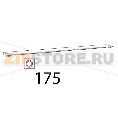 Guarn. antivibr. camino-scarico Unox XVC 1005EP Guarn. antivibr. camino-scarico Unox XVC 1005EPЗапчасть на деталировке под номером: 175