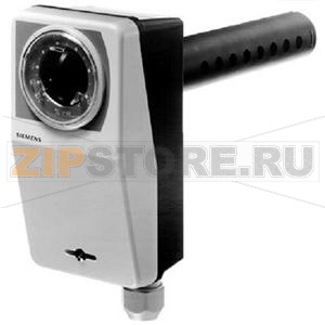 QFM81.21 - Канальный гигростат, диапазон настройки уставки 15 ... 95% отн.вл., задатчик уставки внутри устройства Siemens QFM81.21 