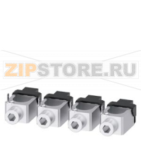 wire connector CU with control wire voltage tap-off 4 units accessory for: 3VA6 150/250 Siemens 3VA9244-0JK12