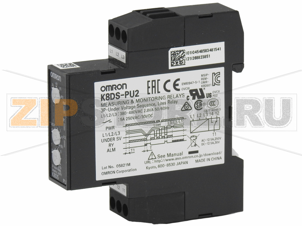 Реле контрольно-измерительное Omron K8DS-PU2 