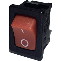 Переключатель клавишный 250 В/AC, 6 А, 1 x выкл/вкл TRU Components TC-R13-66A-02