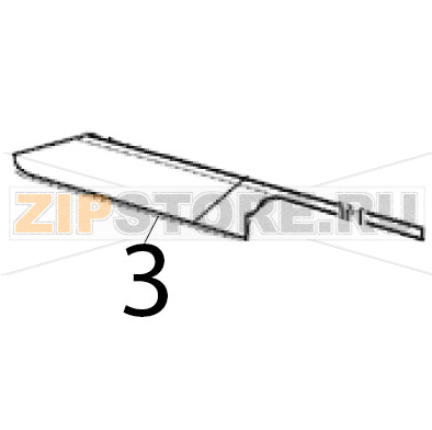 Verdampfer gehause Scotsman EC 126 AS Verdampfer gehause Scotsman EC 126 ASЗапчасть на деталировке под номером: 3