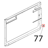 Calamita D=22.9 mm, per microporta Unox XB 403G