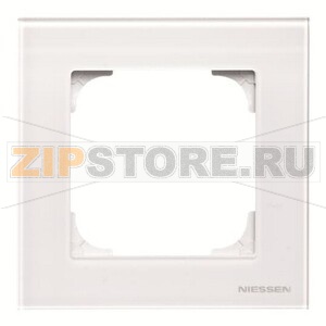 Рамка одноместная, стекло белое ABB 2CLA857100A3001 
