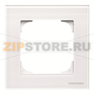 Рамка одноместная, стекло белое ABB 2CLA857100A3001 