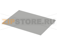 Плата передняя, АБС, 2 mm, светло-серая, тиснённая с одной стороны Bopla BCD FPK 160