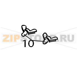 Wing bolt M-4x6 Toshiba TEC B-852-TS12-CN Wing bolt M-4x6 Toshiba TEC B-852-TS12-CNЗапчасть на деталировке под номером: 10