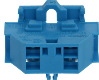 CLAMP 2-POLES BLUE