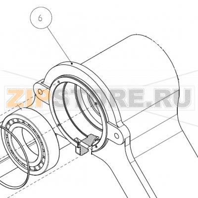 Mozzo cuscinetti LM 14/18/23 Evolution Imesa LM 23                    Mozzo cuscinetti LM 14/18/23 Evolution Imesa LM 23Запчасть на сборочном чертеже под номером: 6Название запчасти на итальянском языке: Mozzo cuscinetti LM 14/18/23 Evolution Imesa LM 23