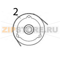 Kit pulley for ribbon take up and media take up Zebra 90XiIII Plus