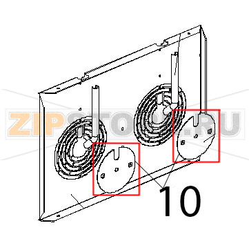 Disco riduzione portata aria D=124, inox L.M. Unox XBC 404 Disco riduzione portata aria D=124, inox L.M. Unox XBC 404Запчасть на деталировке под номером: 10