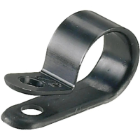 Скоба крепежная 22.1 мм, черная, 1 шт Panduit CCH87-S10-C0