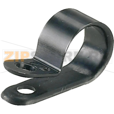 Скоба крепежная 22.1 мм, черная, 1 шт Panduit CCH87-S10-C0 